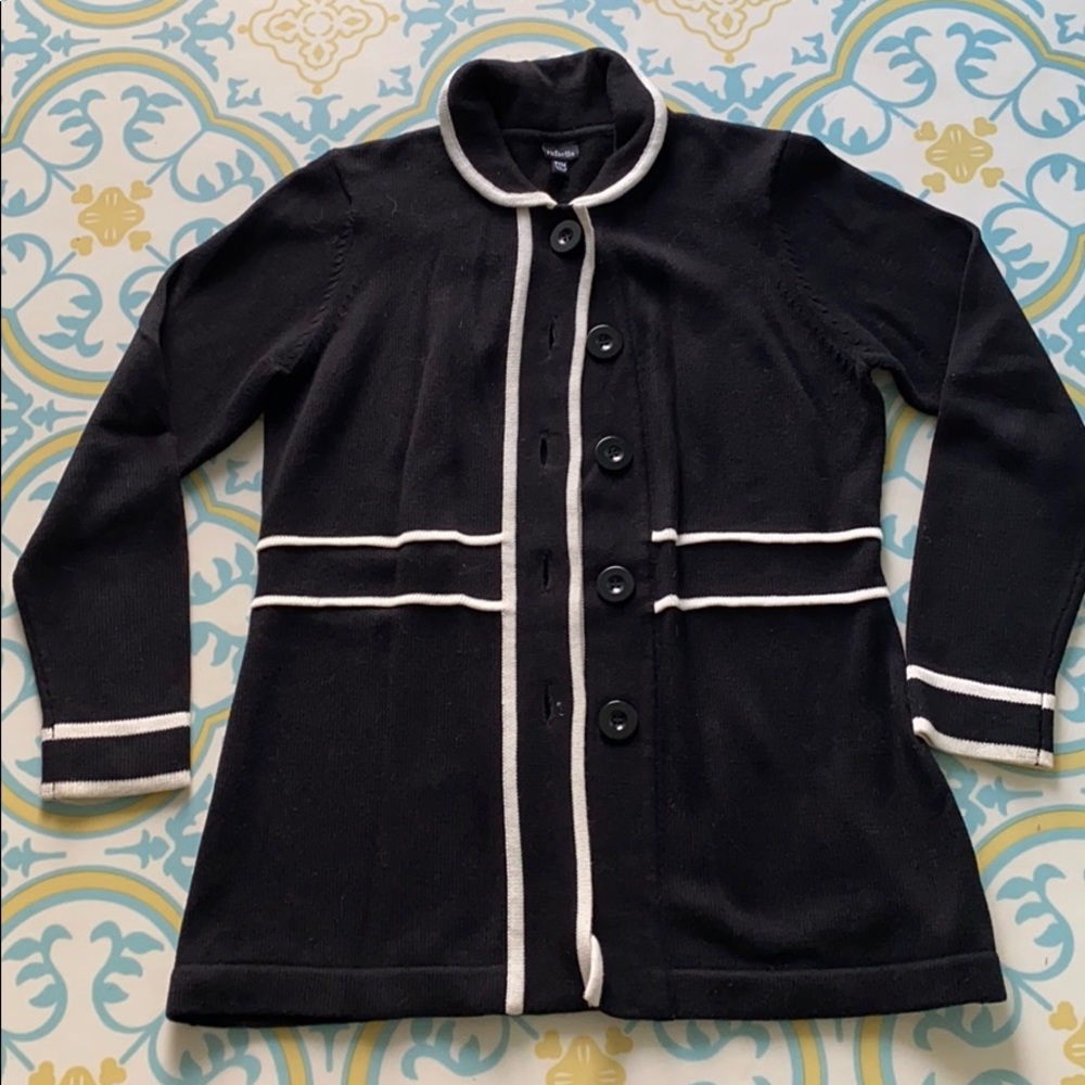 Beautiful black Rafaella sweater. Size PM.